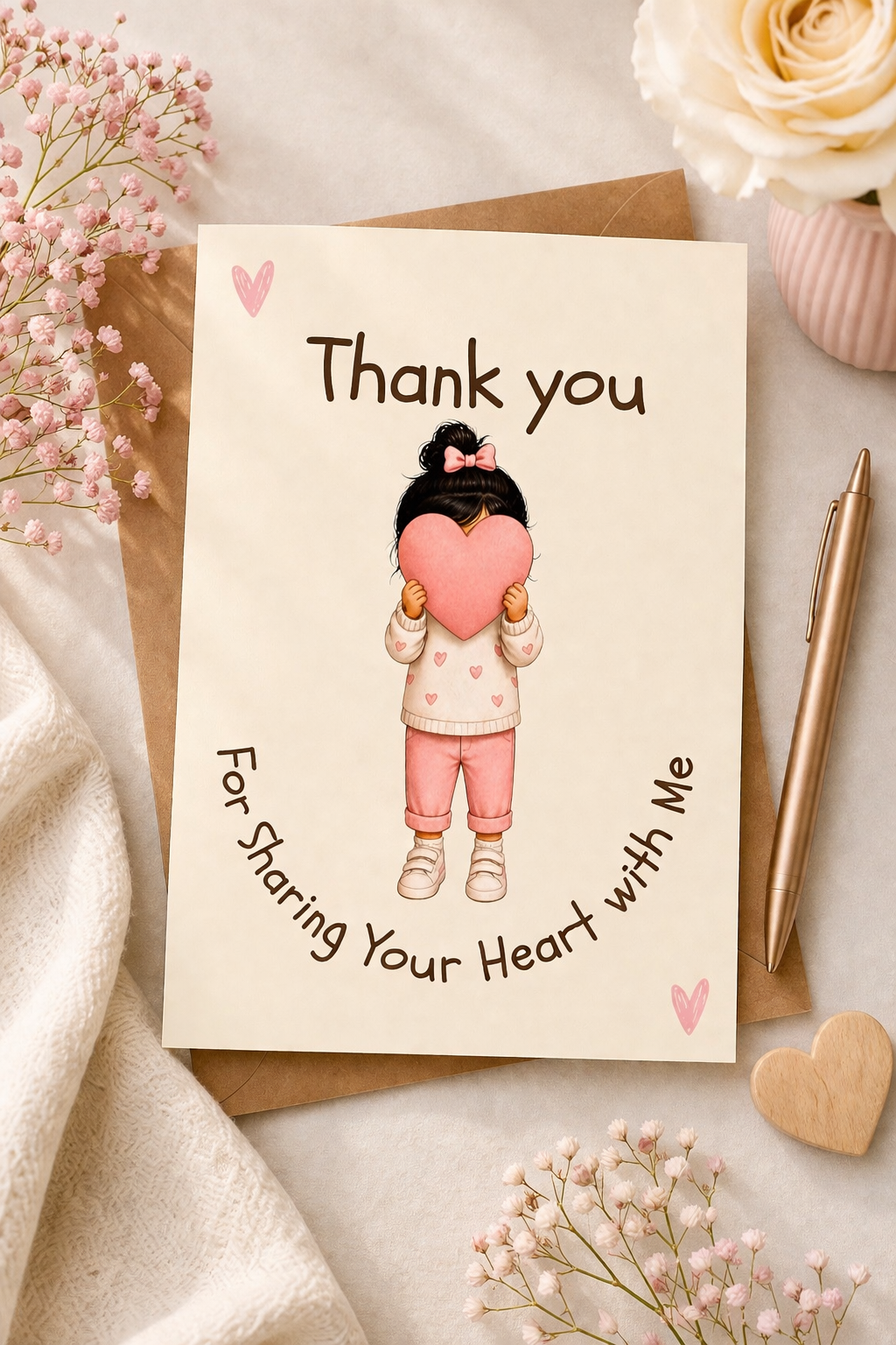 Heartfelt Appreciation Card Bundle| 4 printable Thank You Cards| 5"x7" PDF| Instant Download
