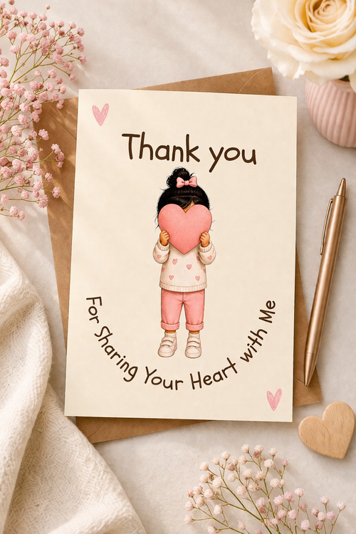 Heartfelt Appreciation Card Bundle| 4 printable Thank You Cards| 5"x7" PDF| Instant Download
