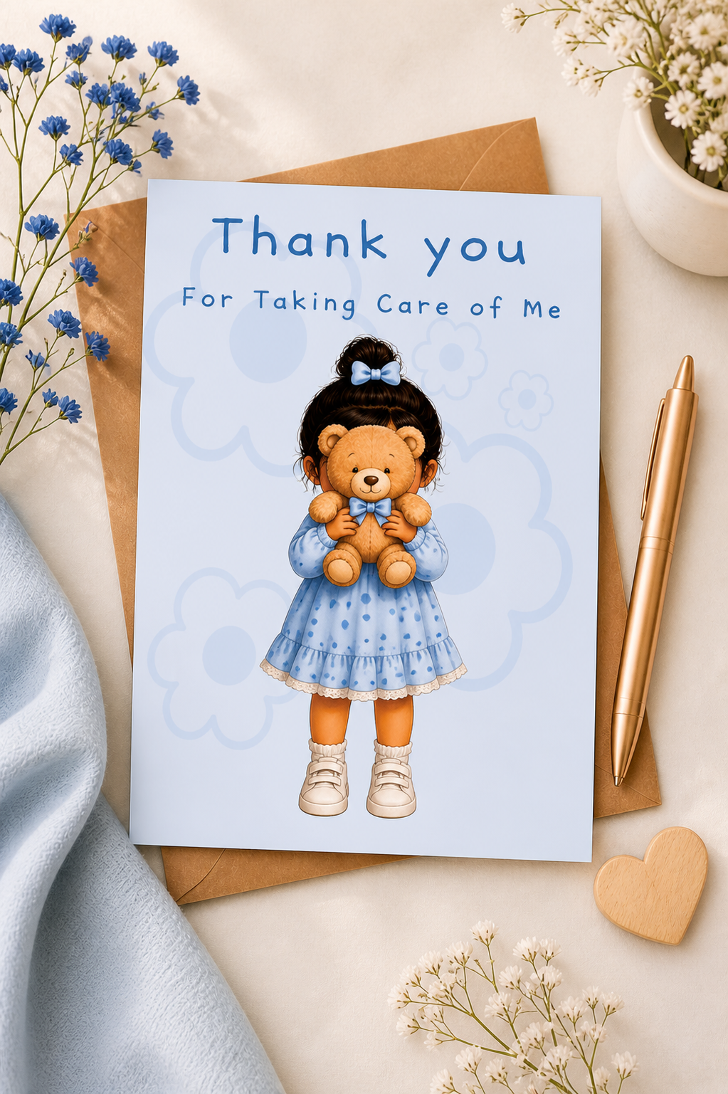 Heartfelt Appreciation Card Bundle| 4 printable Thank You Cards| 5"x7" PDF| Instant Download